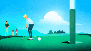 Animation Golfing GIF by David Urbinati