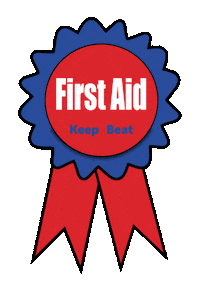 First Aid Sticker by KeepaBeat