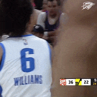 High Five Basketball GIF by OKC Thunder