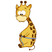 Diet Giraffe Sticker