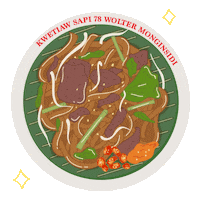 katapel makanan katapel kwetiaw katapelcbda Sticker