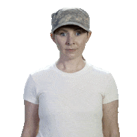 Happy Special Forces Sticker by Beverley Mitchell