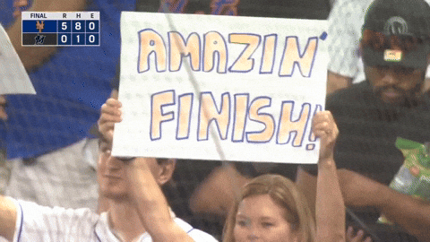 New York Mets Sport GIF by MLB