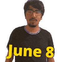 June 8 Sticker