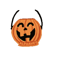 Trick Or Treat Halloween Sticker by Alphavet