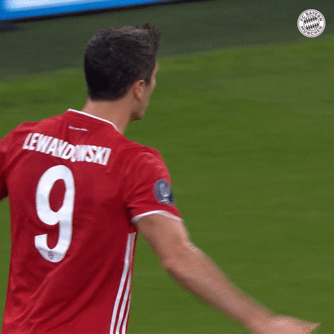Robert Lewandowski Reaction GIF by FC Bayern Munich