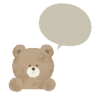 くま ふきだし Sticker by fuwakuma.yuco