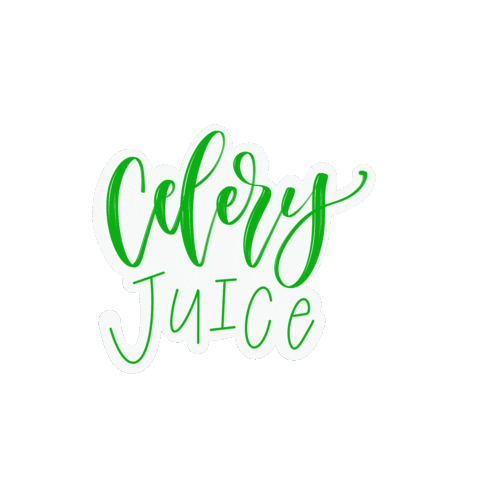 graphicsbycheryl giphyupload celery celery juice celery juice is life Sticker