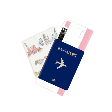 dhefloriano giphyupload travel viagem passaporte Sticker