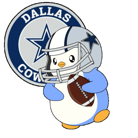 Touch Down Super Bowl Sticker by Pudgy Penguins