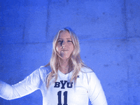 Ncaa Volleyball Sport GIF by BYU Cougars