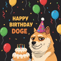 Happy Birthday Dog GIF by Doge Pound
