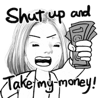 jag shut up Sticker