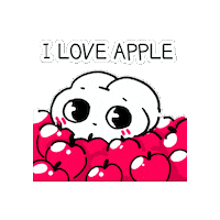 Apple Fruit Sticker
