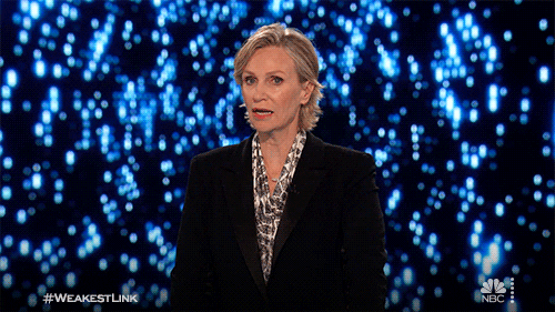 Jane Lynch You Are The Weakest Link GIF by NBC