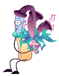 AnxietyCanada laughing alien anxiety laughter Sticker