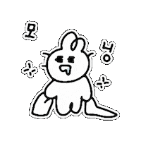 Morning 토끼 Sticker