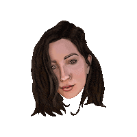 Retrato Rostro Sticker