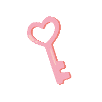 abramovrich love heart pink i love you Sticker