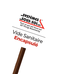 Crawlspace Encapsulation Sticker by Systemes Sous-Sol Québec