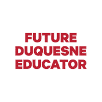 Education Teacher Sticker by Duquesne University