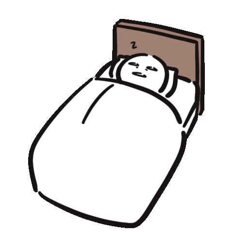 Tired Illustration Sticker by Ceebsau