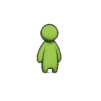 topiaio art green chill relax Sticker