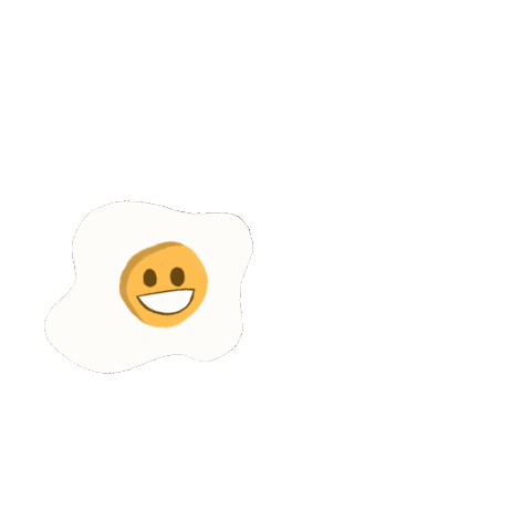 Excited Breakfast Sticker