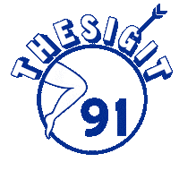 Arrow To The Knee Sticker by The Sigit