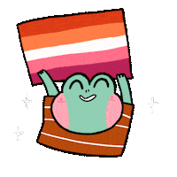 Pride Flag Sticker by Zoé p. illustration