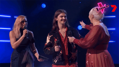 Singer Singing GIF by The Voice Australia