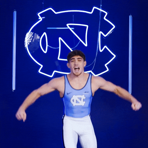 University Of North Carolina Wrestling GIF by UNC Tar Heels