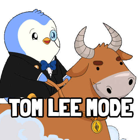 Bull Run Crypto Sticker by Pudgy Penguins