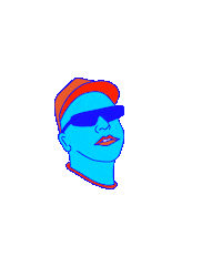 House Music Face Sticker by Finely Tuned