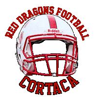 Red Dragons Football Sticker by SUNY Cortland