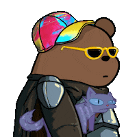 Halloween Nft Sticker by SuperRareBears