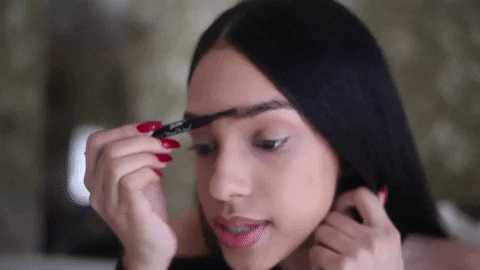 bobbyguions giphyupload eyebrows eyebrow pencil filled brows GIF
