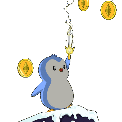 Crypto Penguin Sticker by Pudgy Penguins