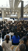 Protesters Sing as They Stage Another Sit-In at Hong Kong Airport