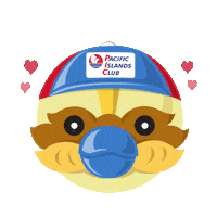 valentines day kiss Sticker by Pacific Islands Club Guam