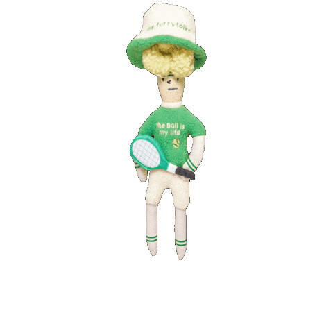 thefurryfolks giphygifmaker the furryfolks tennis hooman Sticker