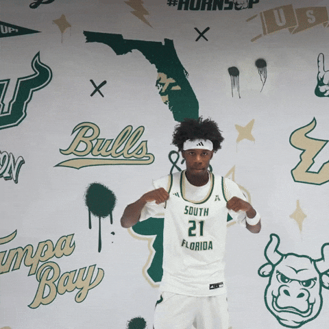 South Florida Basketball GIF by USF Athletics
