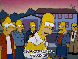 Season 9 Shows Over GIF by The Simpsons