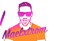 Dj Love Sticker by Maelxtrommusic