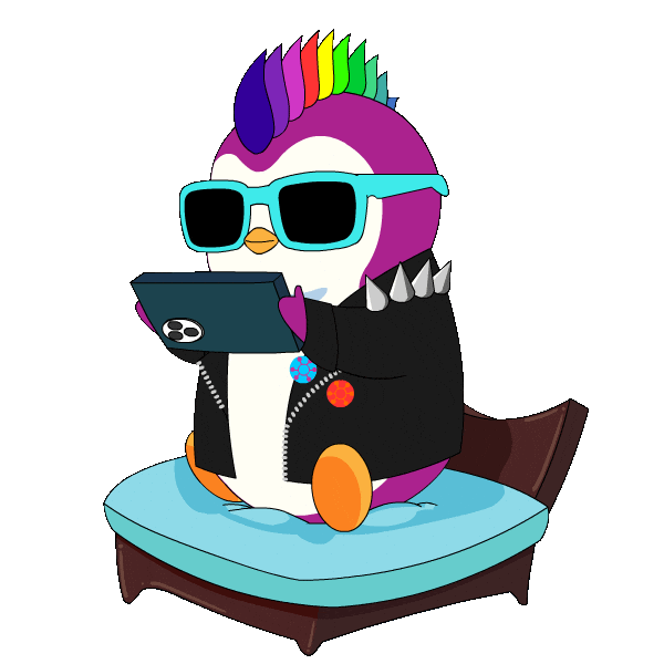 Penguin Winning Sticker by Pudgy Penguins