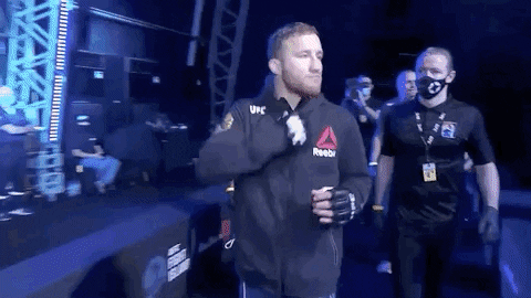 Walk Out Justin Gaethje GIF by UFC