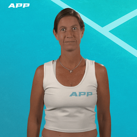 Shocked Pickleball GIF by APP