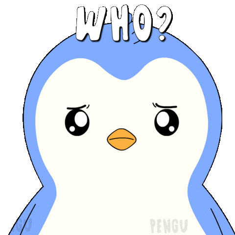 Penguin Think Sticker by Pudgy Penguins