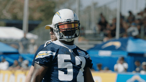 Denzel Perryman Football GIF by Los Angeles Chargers