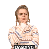 Thinking Ok Sticker by DASDING